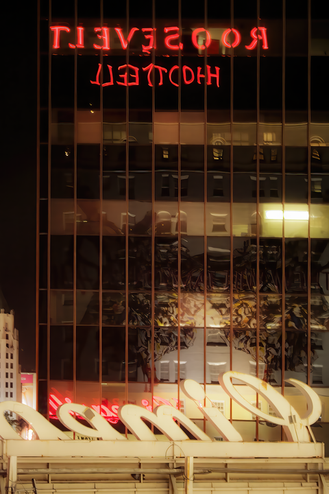 Reflections at Night \ Los Angeles 2009